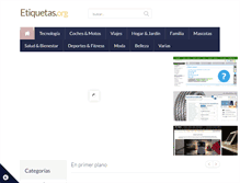 Tablet Screenshot of etiquetas.org